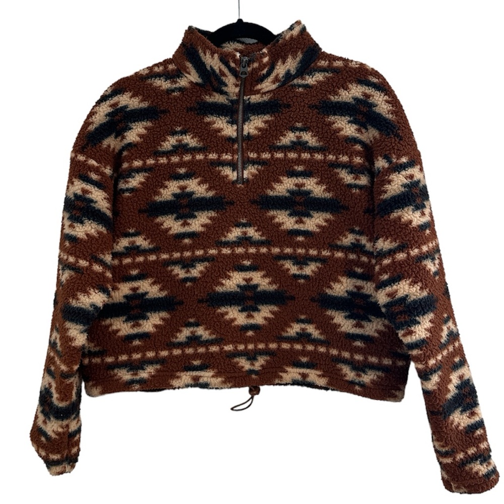 Sherpa American Eagle Slightly Crop Fleece women xs